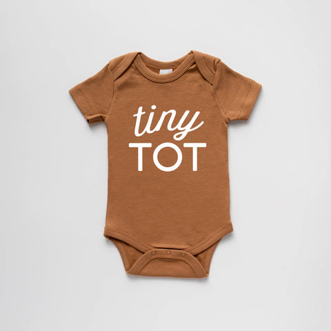 Camel Organic Tiny Tot Baby Bodysuit